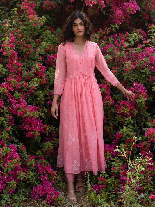 Primrose Pink Tunic Set