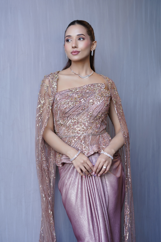 Rose Dust Saree