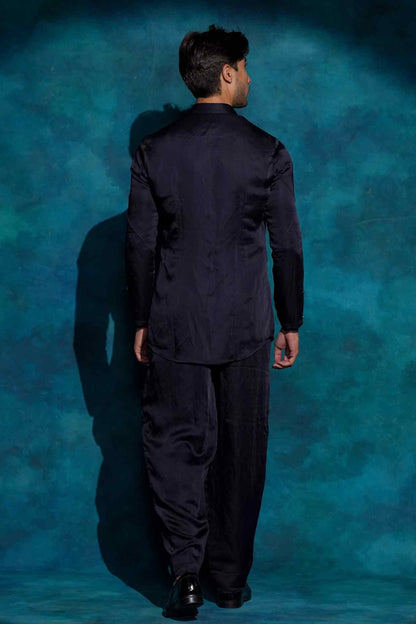 MIDNIGHT BLUE  SHIRT SET