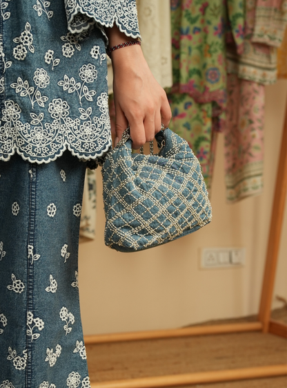 Bella Denim Handbag