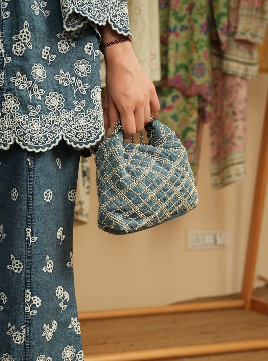 Bella Denim Handbag