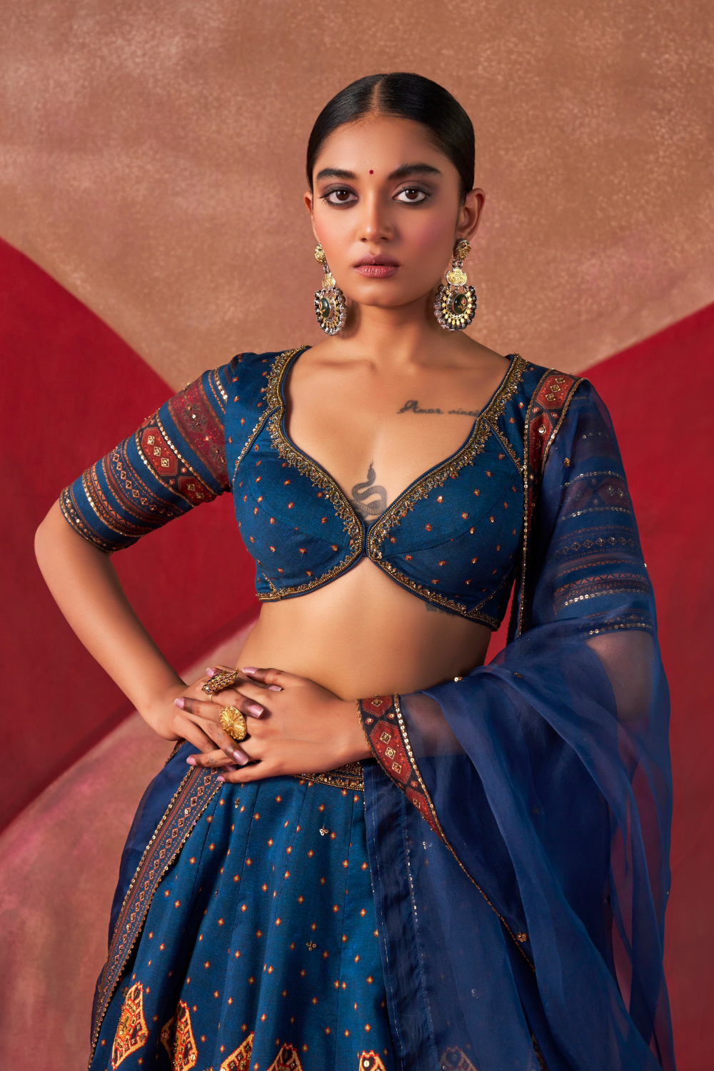 Natasha Shah in Kamala Lehenga