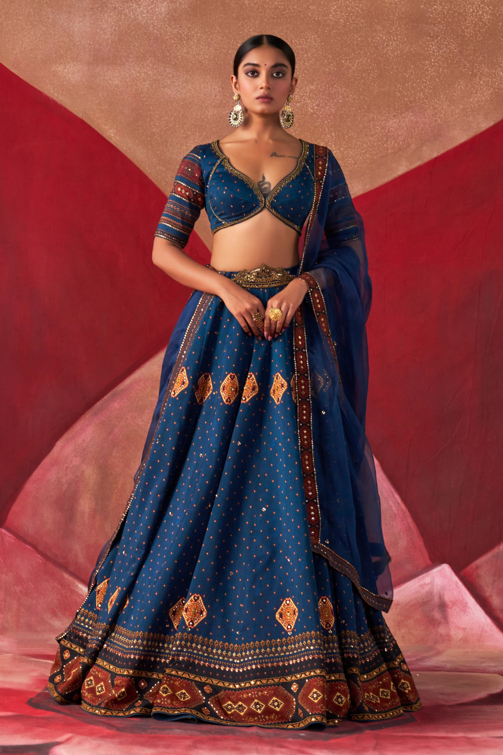 Natasha Shah in Kamala Lehenga