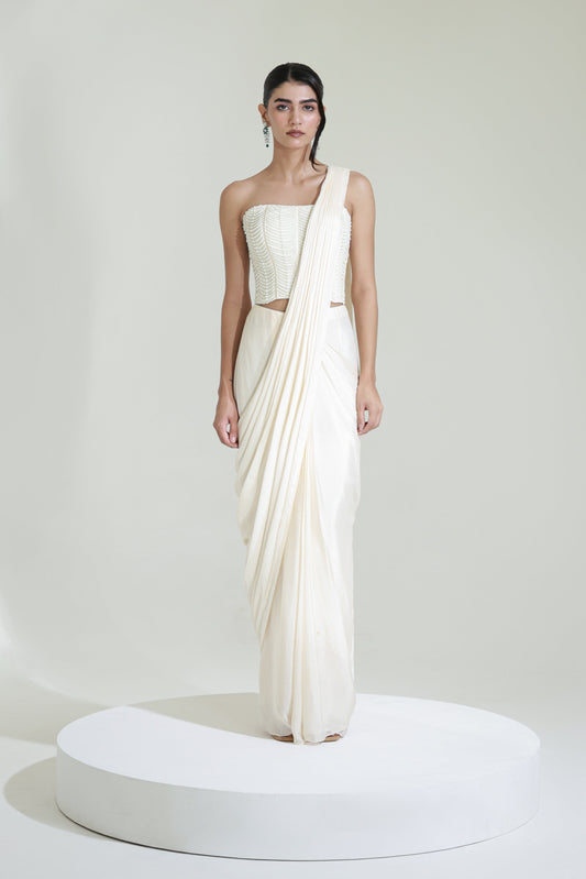 SHELL CORSET SAREE