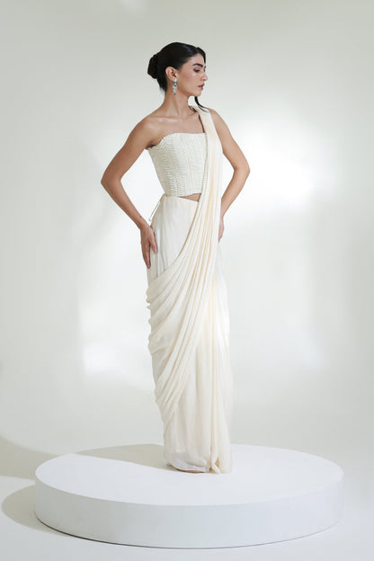 SHELL CORSET SAREE
