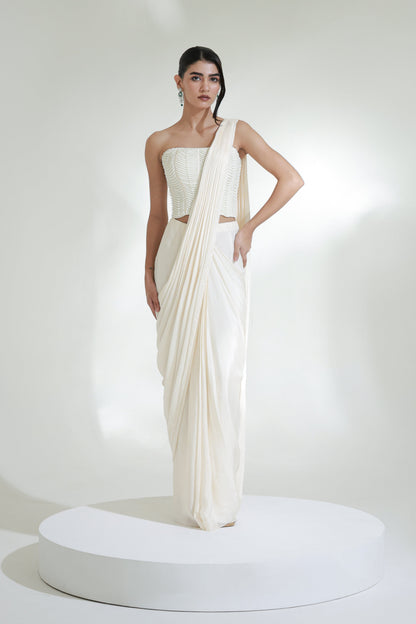 SHELL CORSET SAREE