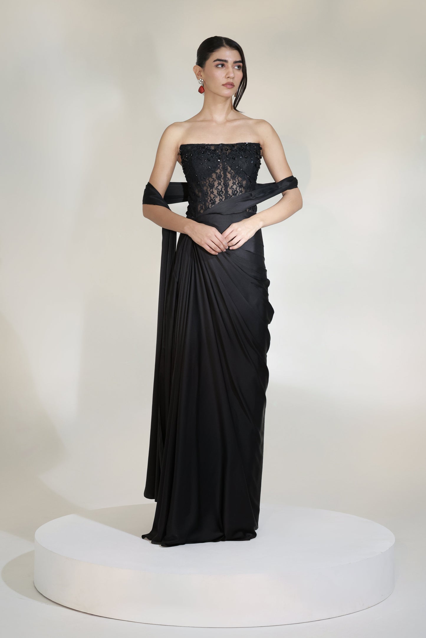 QUEEN CORSET SAREE SET