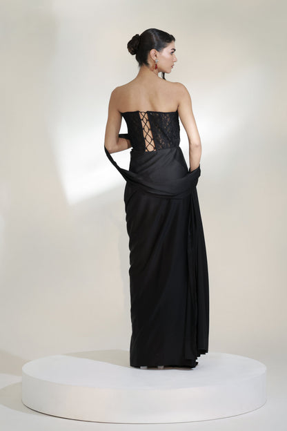QUEEN CORSET SAREE SET