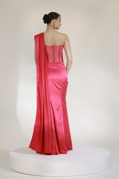 RUBY HOUR CORSET SAREE