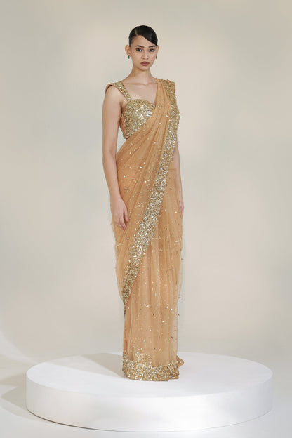 GOLDEN GLAM SAREE