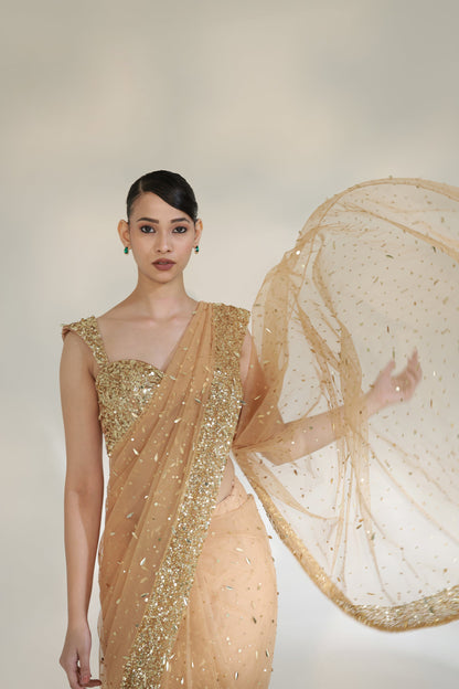 GOLDEN GLAM SAREE