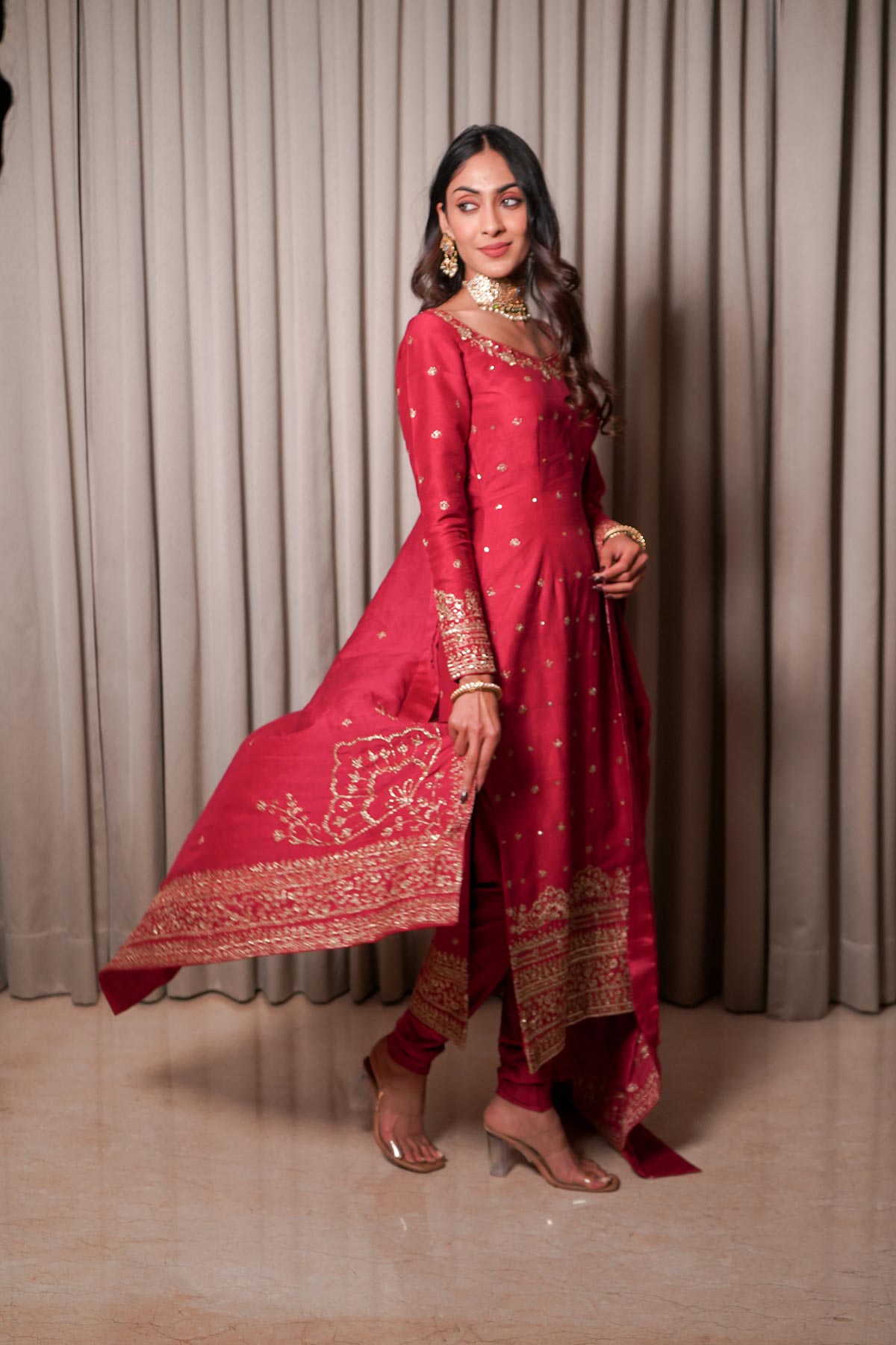 Rose Pink Kurta set