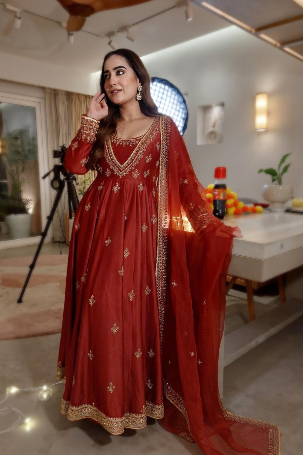 KUSHA KAPILA IN BAHAAR ANARKALI SET