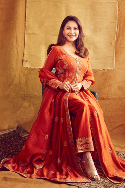 Madhuri Dixit in Husna Anarkali Set