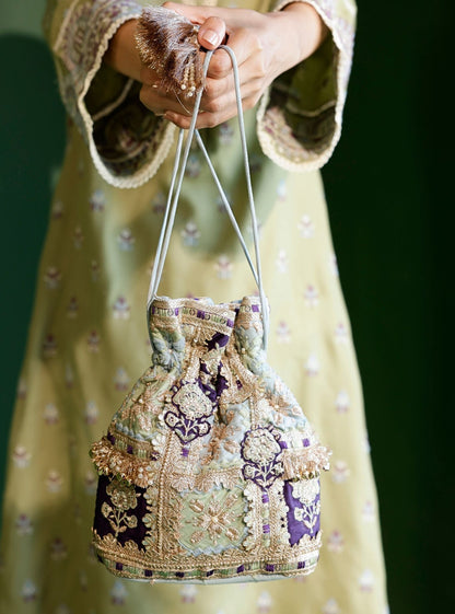 Mulmul Vedika Patchwork Potli