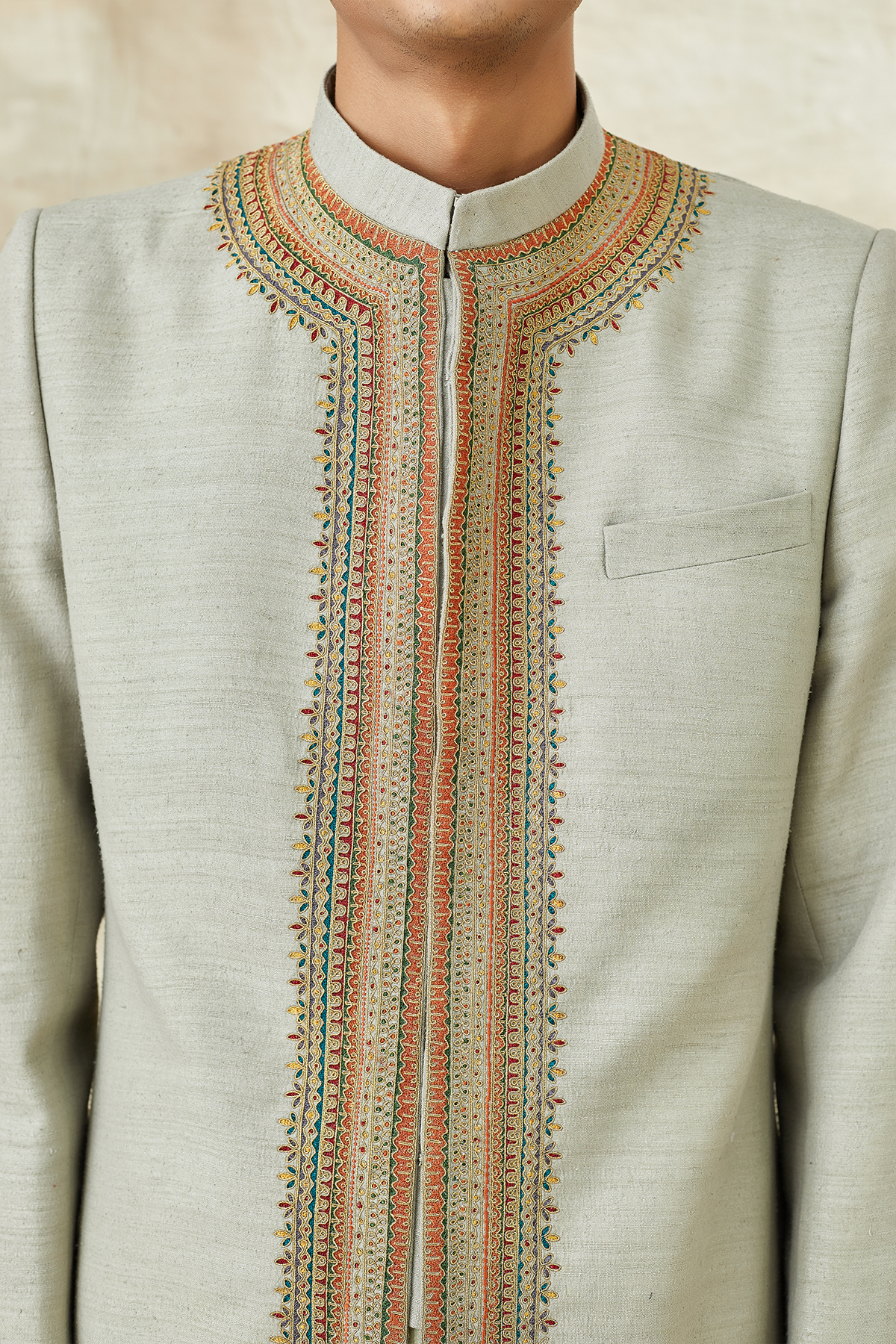 BORDER SHERWANI