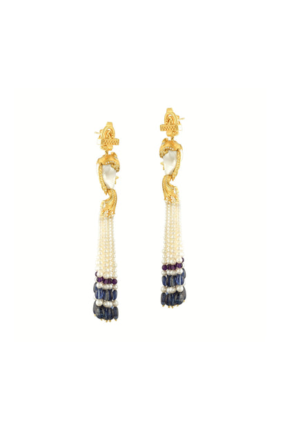 Moonlit Matsya Earrings