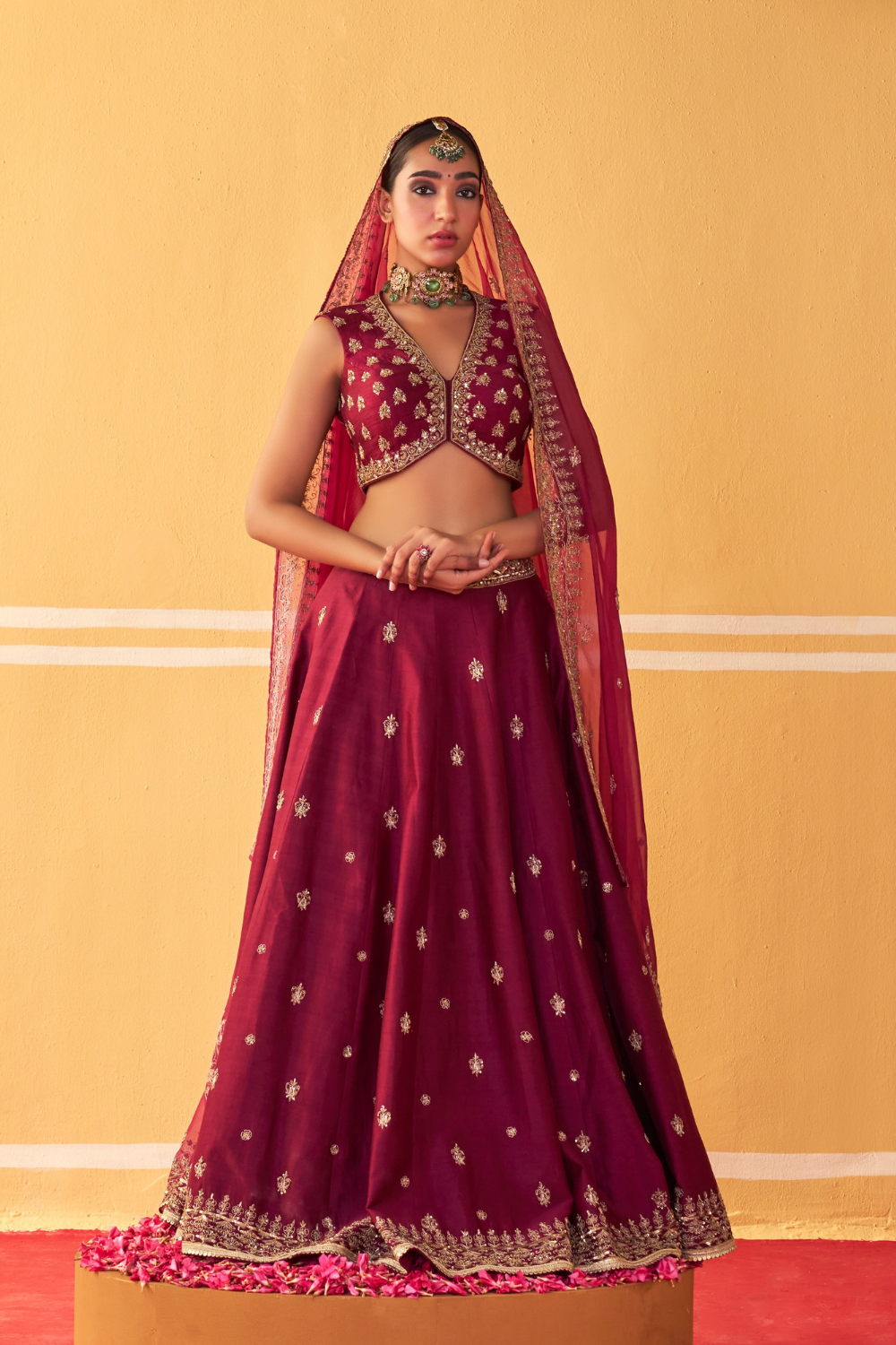 Bindu Lehenga Set