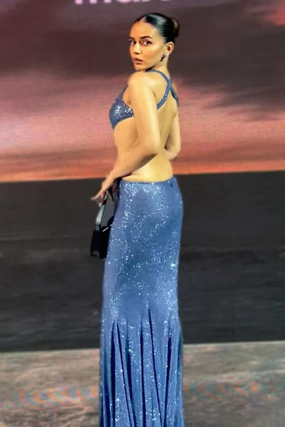 Komal Pandey in Pacific Glow Gown