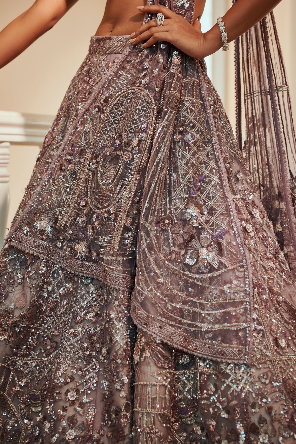 Stardust Glittered Lehenga