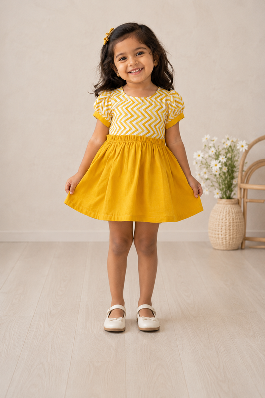 Sunshine Chevron Dress