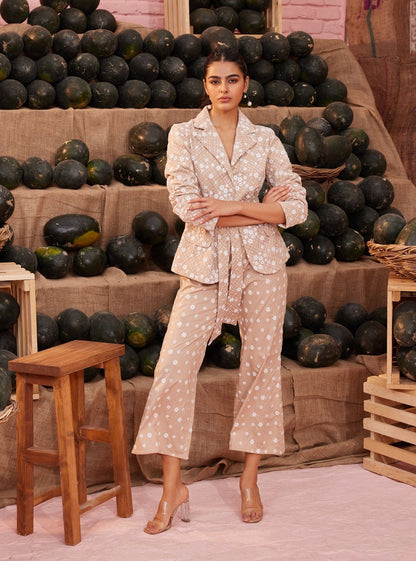 Lara Supima Cotton Beige Co-ord Set