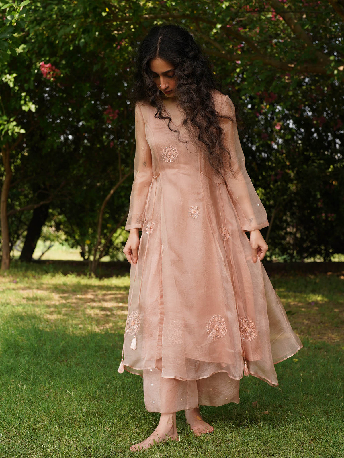 Moonshine Rose Gold Kurta Set