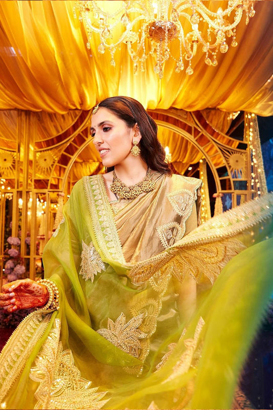 Paan Tissue Saree