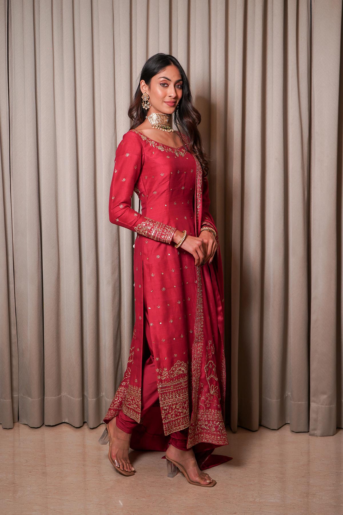 Rose Pink Kurta set