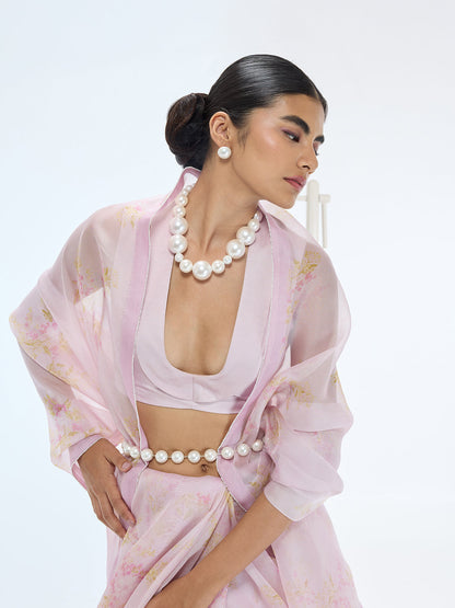 The Emma Saree In Pink