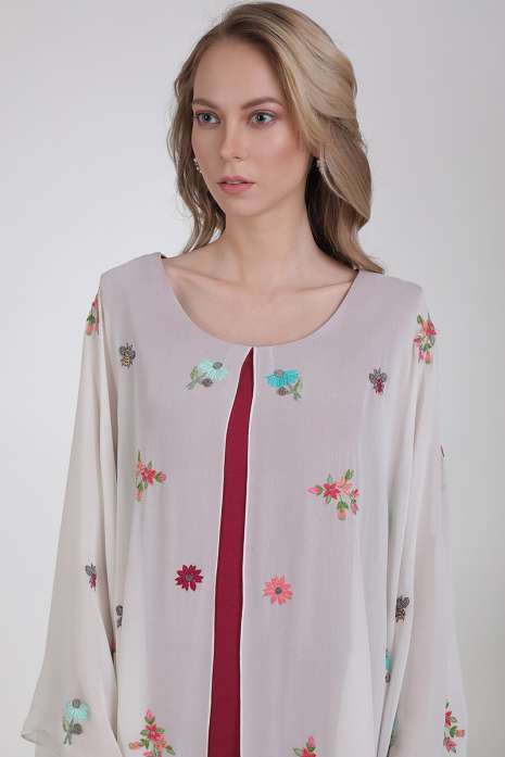 Layered TunicWine Off White