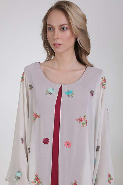 Layered TunicWine Off White