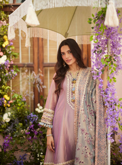 Tissue Shamili Lavender Kurta Set