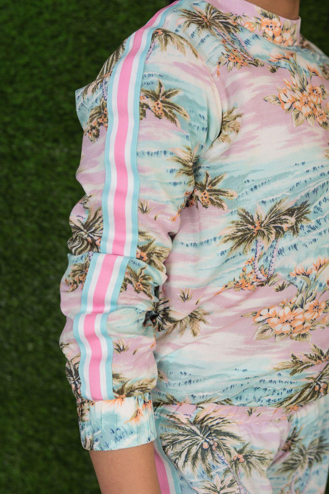 ALOHA - SET OF TWO (TOP + TRACK PANTS) - The Pony & Peony Co.