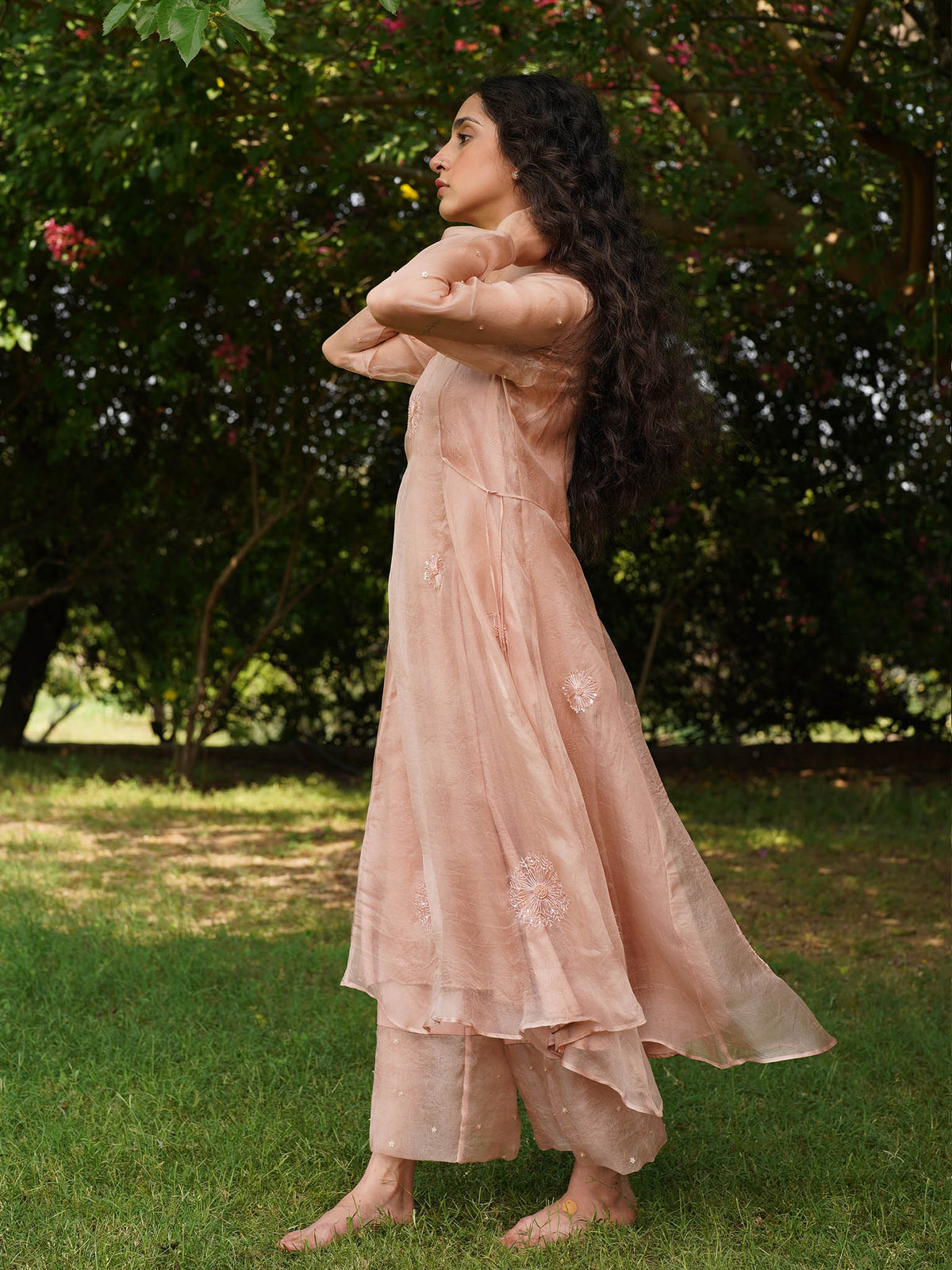 Moonshine Rose Gold Kurta Set