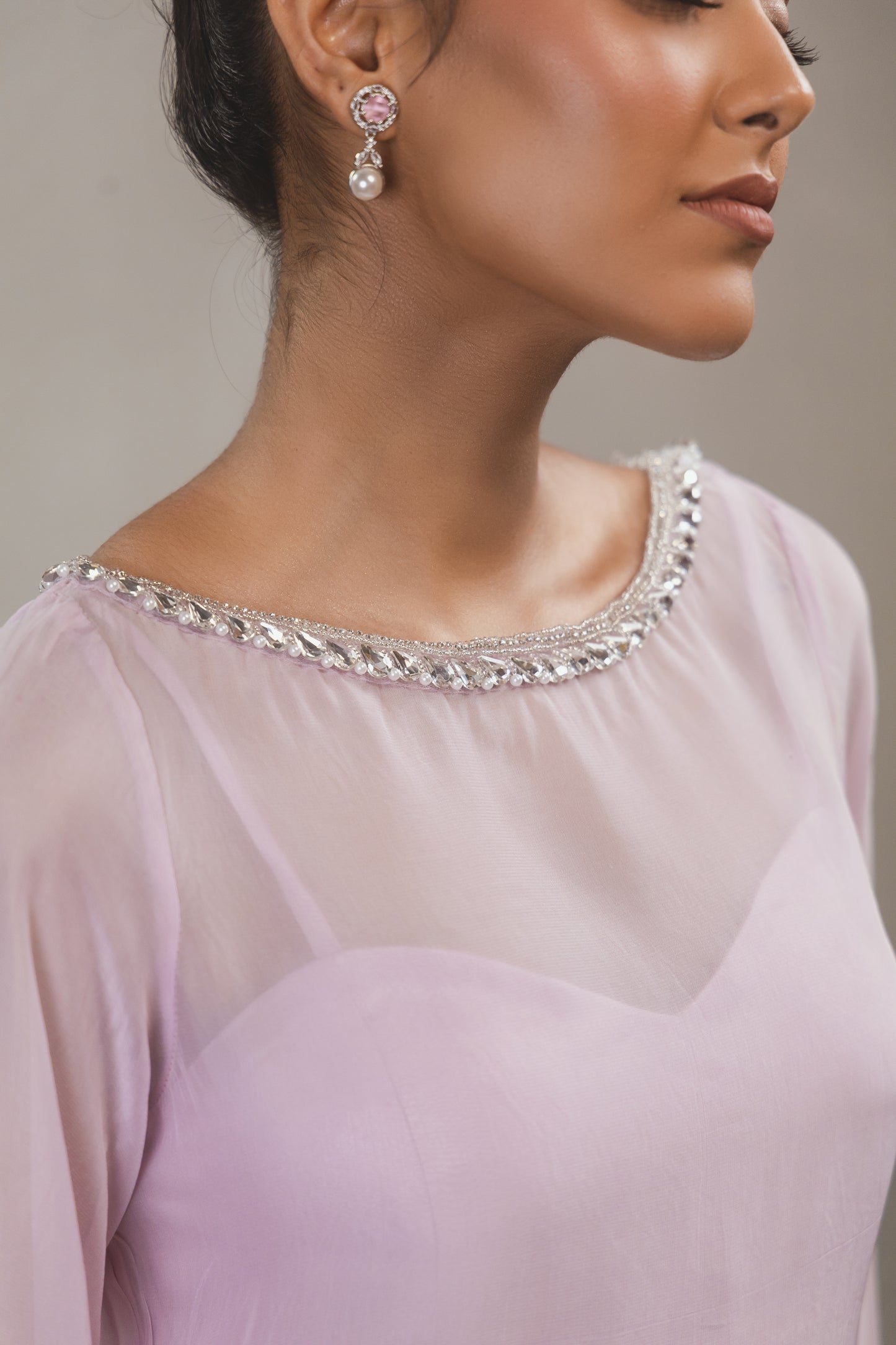 Lilac Kurta Set