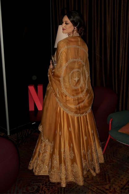 Natasha Shah in Nazmi Lehenga Set