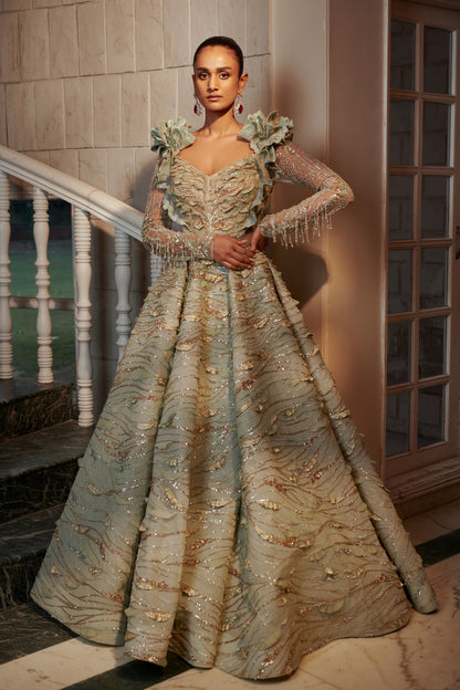 Sea Green Mist Gown