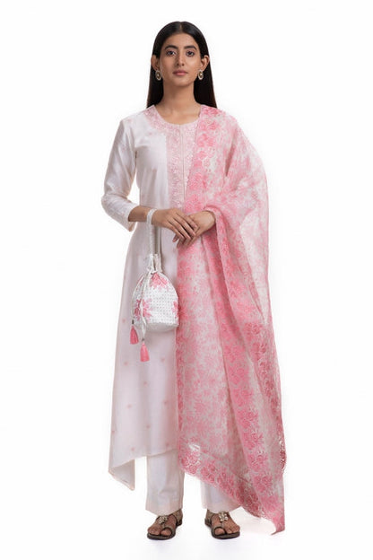 Anaaya Kurta Set Powder Pink
