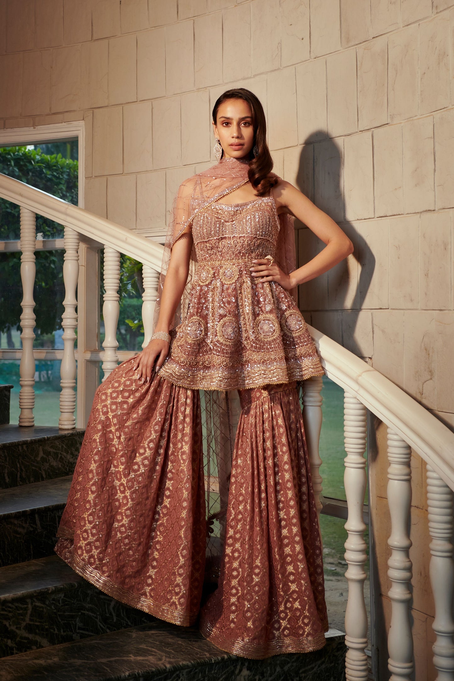 Blooming Wallflower Sharara