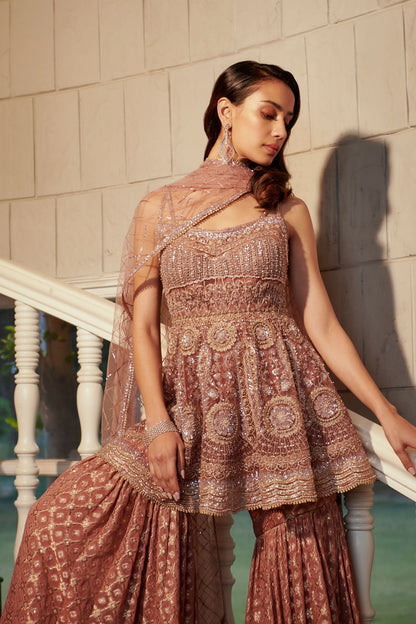 Ningla Dheer in Blooming Wallflower Sharara
