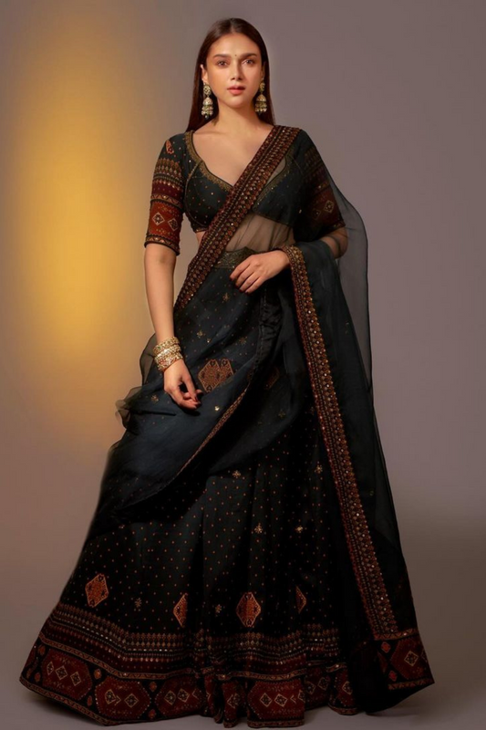 Aditi Rao Hydari in Menka Lehenga