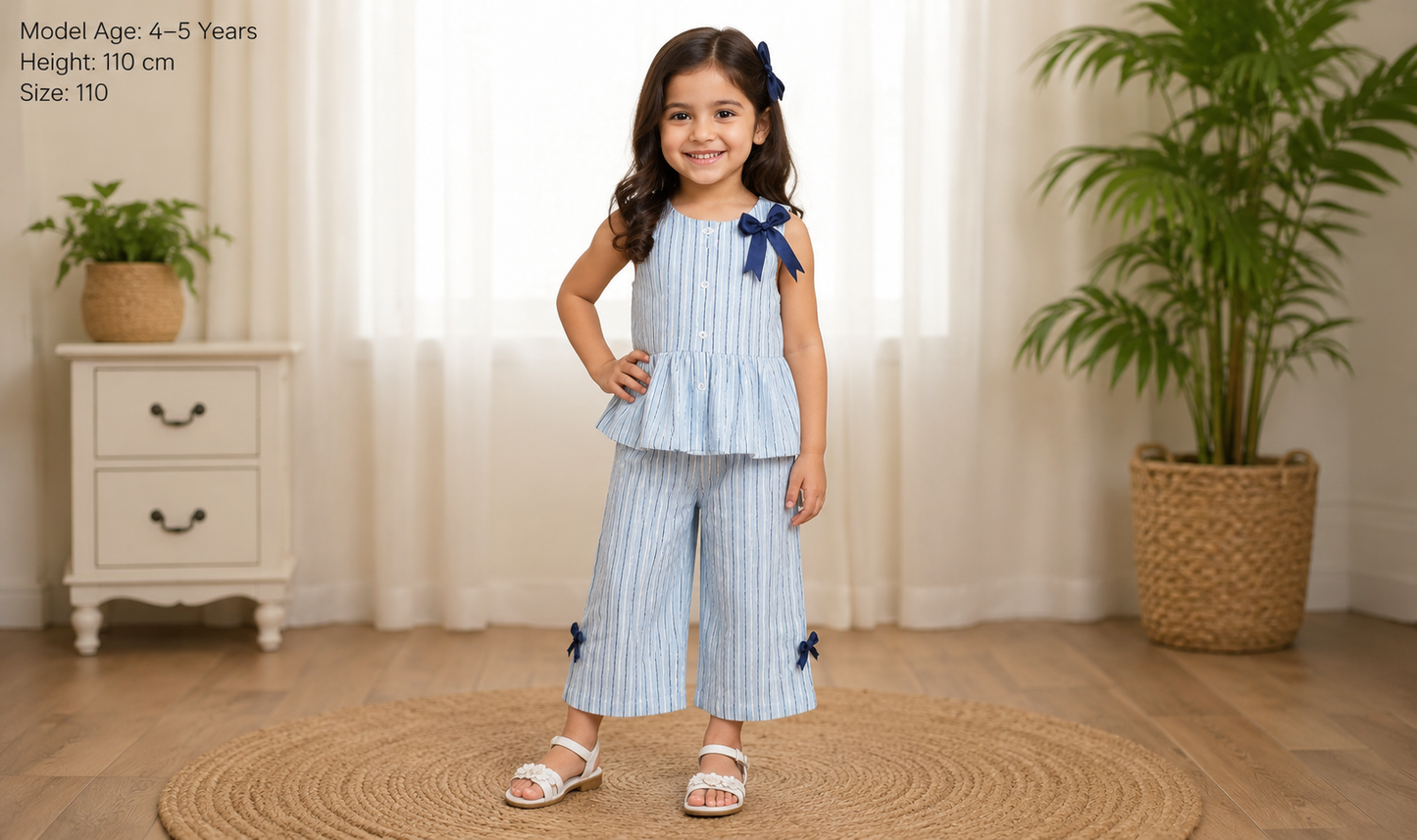 Blue stripe cordset