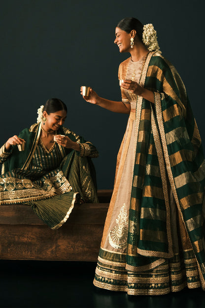 Kathakali Kera Lehenga Set