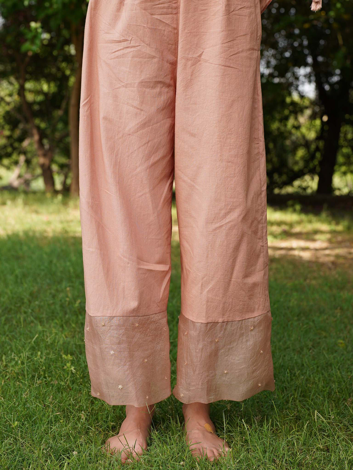 Moonshine Rose Gold Kurta Set