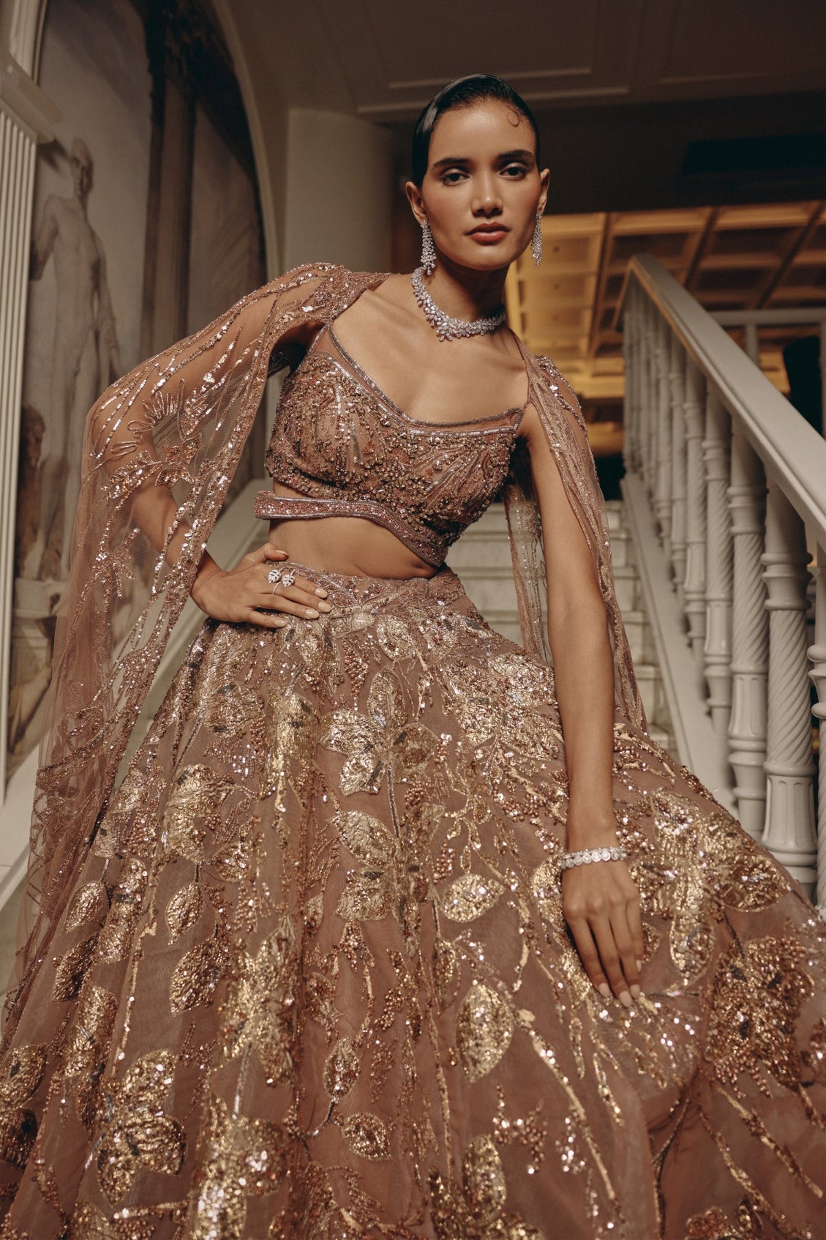 Ethereal Dawn Lehenga