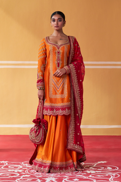 Ambika Sharara Set