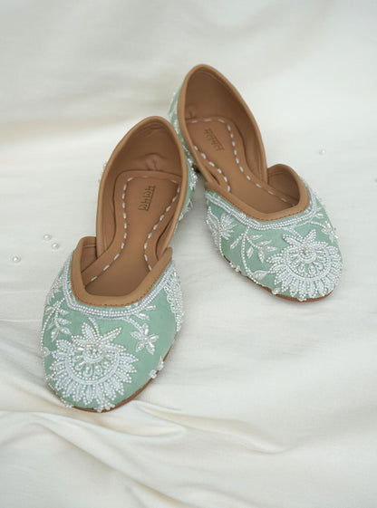 Mira Light green Vegan Jutti
