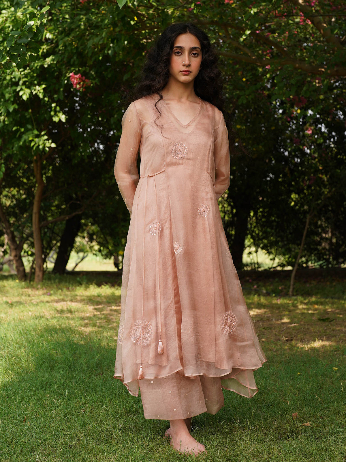 Moonshine Rose Gold Kurta Set