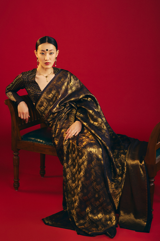 Soorma Chaand Chaukor Saree